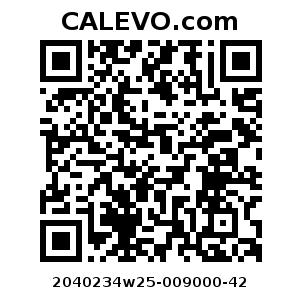 Calevo.com Preisschild 2040234w25-009000-42