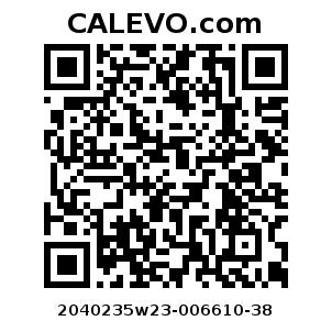 Calevo.com Preisschild 2040235w23-006610-38