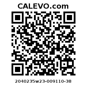 Calevo.com pricetag 2040235w23-009110-38