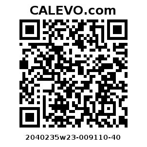 Calevo.com Preisschild 2040235w23-009110-40