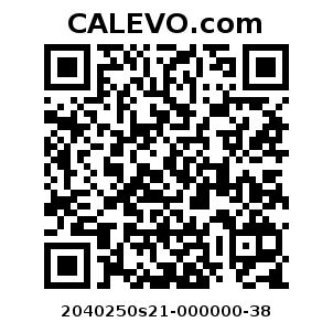 Calevo.com Preisschild 2040250s21-000000-38