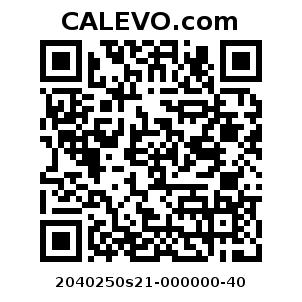 Calevo.com Preisschild 2040250s21-000000-40