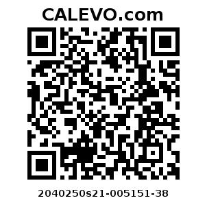 Calevo.com Preisschild 2040250s21-005151-38