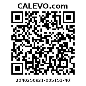 Calevo.com Preisschild 2040250s21-005151-40