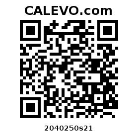 Calevo.com pricetag 2040250s21