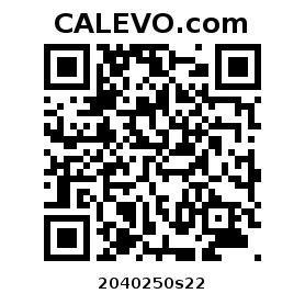 Calevo.com Preisschild 2040250s22
