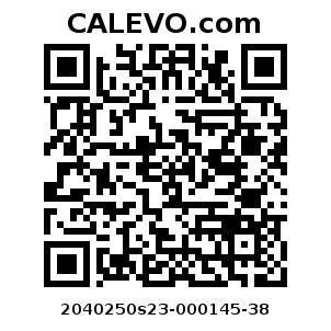 Calevo.com Preisschild 2040250s23-000145-38
