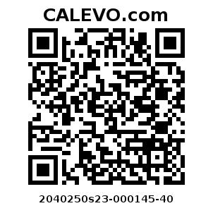 Calevo.com Preisschild 2040250s23-000145-40