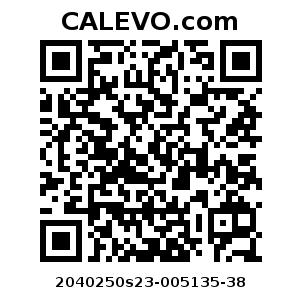 Calevo.com Preisschild 2040250s23-005135-38