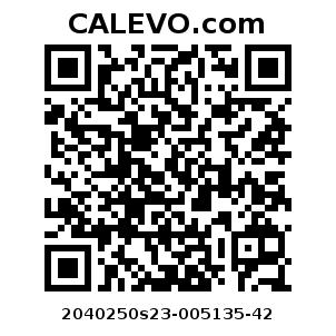 Calevo.com Preisschild 2040250s23-005135-42