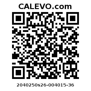 Calevo.com Preisschild 2040250s26-004015-36