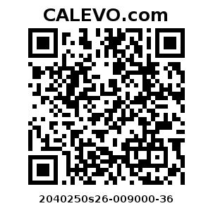 Calevo.com Preisschild 2040250s26-009000-36