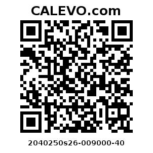 Calevo.com Preisschild 2040250s26-009000-40