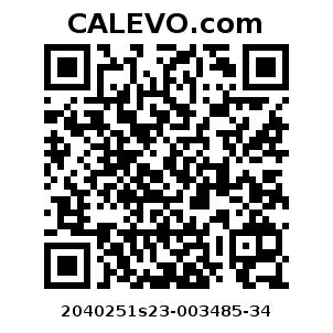 Calevo.com pricetag 2040251s23-003485-34