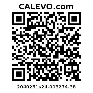 Calevo.com Preisschild 2040251s24-003274-38
