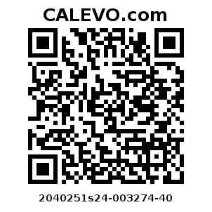 Calevo.com Preisschild 2040251s24-003274-40