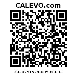 Calevo.com Preisschild 2040251s24-005040-34
