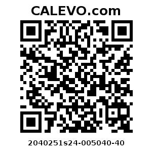 Calevo.com Preisschild 2040251s24-005040-40