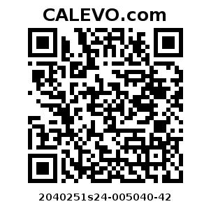 Calevo.com Preisschild 2040251s24-005040-42
