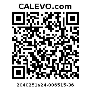 Calevo.com Preisschild 2040251s24-006515-36
