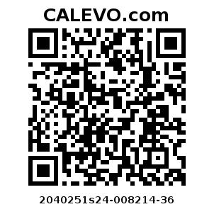 Calevo.com Preisschild 2040251s24-008214-36
