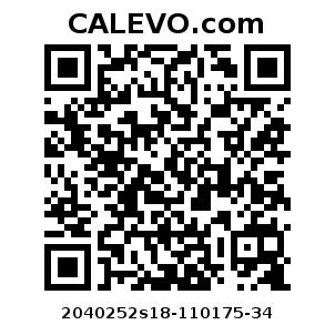 Calevo.com Preisschild 2040252s18-110175-34