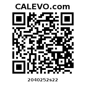 Calevo.com Preisschild 2040252s22