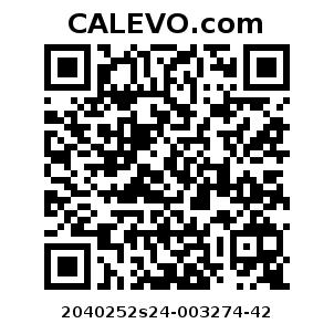Calevo.com Preisschild 2040252s24-003274-42