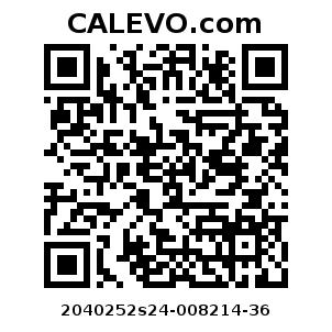 Calevo.com Preisschild 2040252s24-008214-36