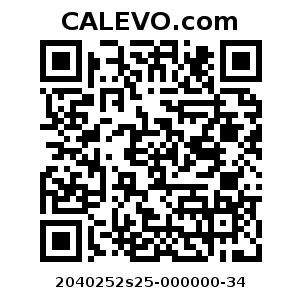 Calevo.com pricetag 2040252s25-000000-34
