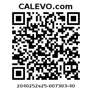 Calevo.com pricetag 2040252s25-007303-40