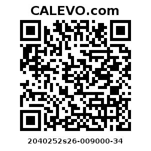 Calevo.com Preisschild 2040252s26-009000-34