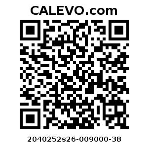Calevo.com Preisschild 2040252s26-009000-38