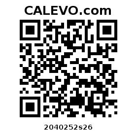Calevo.com pricetag 2040252s26