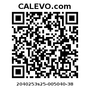 Calevo.com Preisschild 2040253s25-005040-38