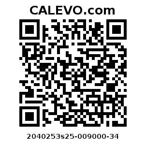 Calevo.com Preisschild 2040253s25-009000-34