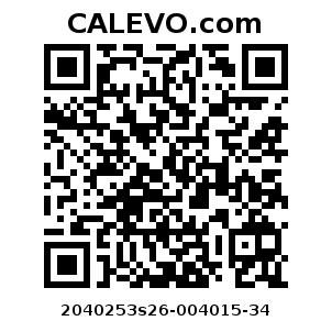 Calevo.com Preisschild 2040253s26-004015-34