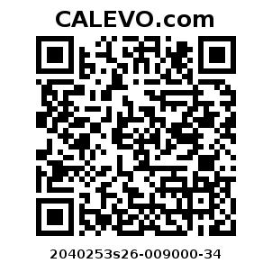 Calevo.com Preisschild 2040253s26-009000-34