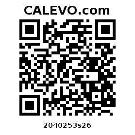 Calevo.com pricetag 2040253s26