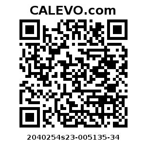 Calevo.com pricetag 2040254s23-005135-34