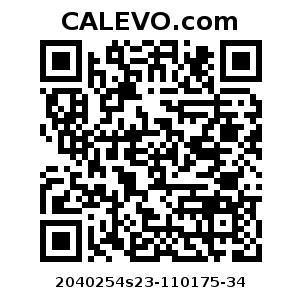 Calevo.com pricetag 2040254s23-110175-34