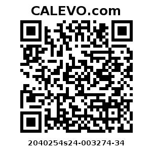 Calevo.com Preisschild 2040254s24-003274-34