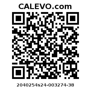 Calevo.com Preisschild 2040254s24-003274-38