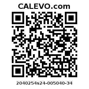 Calevo.com Preisschild 2040254s24-005040-34