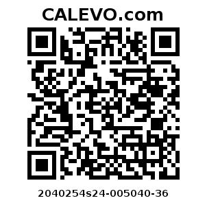 Calevo.com Preisschild 2040254s24-005040-36