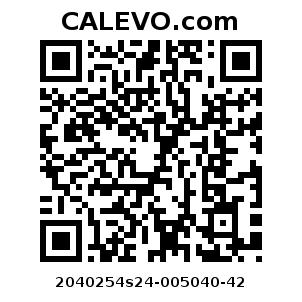 Calevo.com Preisschild 2040254s24-005040-42