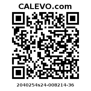 Calevo.com Preisschild 2040254s24-008214-36