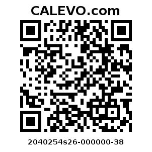 Calevo.com Preisschild 2040254s26-000000-38