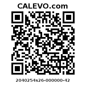 Calevo.com Preisschild 2040254s26-000000-42