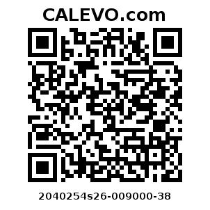 Calevo.com Preisschild 2040254s26-009000-38